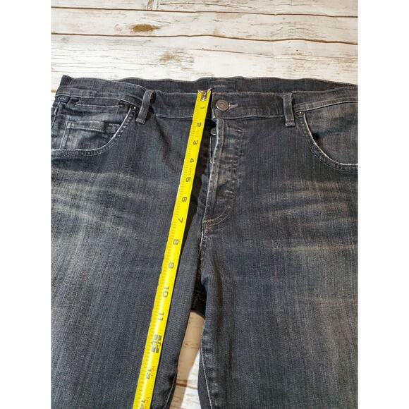 Citizens Of Humanity Jeans Emerson Womens 32 Slim Boyfriend Black Button Fly - Picture 10 of 12